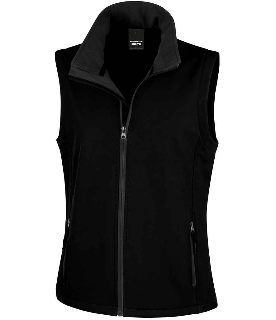 result core ladies printable soft shell bodywarmer