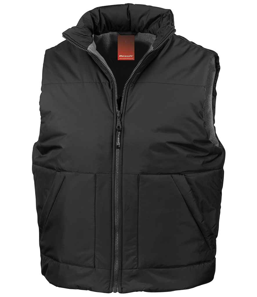 result fleece lined bodywarmer