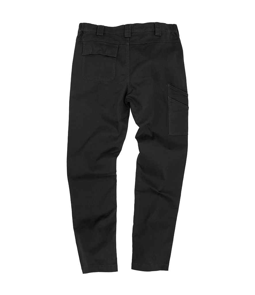 result work guard super stretch slim chino trousers