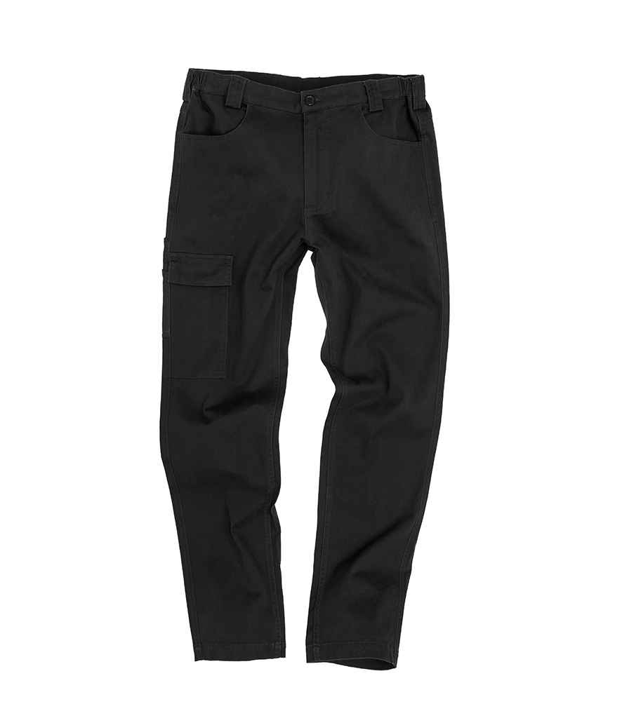 result work guard super stretch slim chino trousers
