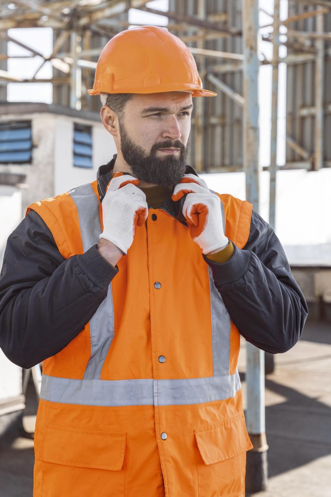 medium shot man holding headphones