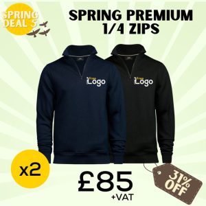 Spring Deals -Premium 1/4 Zips x2